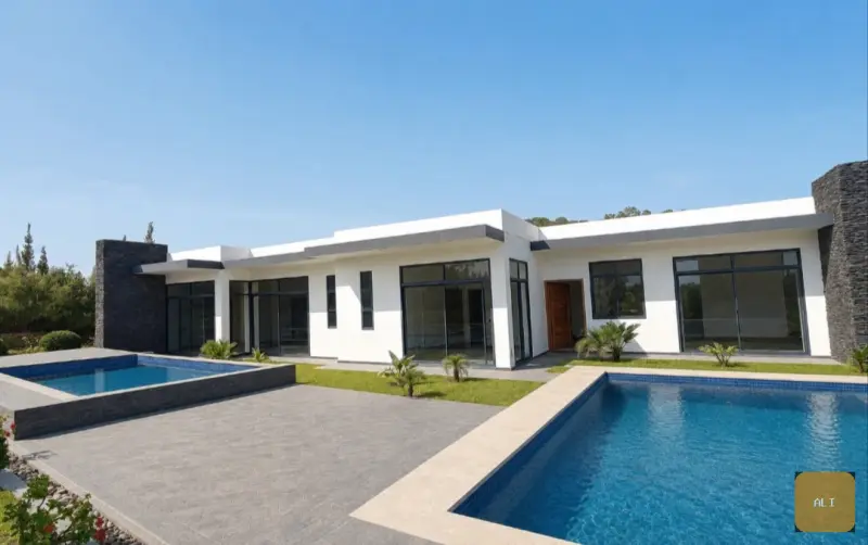 Villa neuve dans résidence sécurisée - Zone rurale sans AVNA