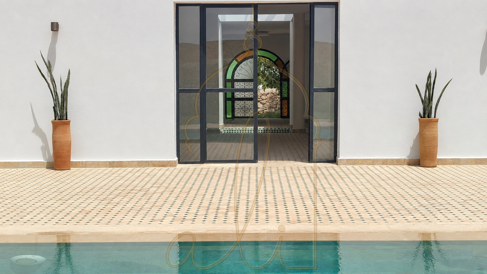 Villa atypique aux allures de riad - titrée
