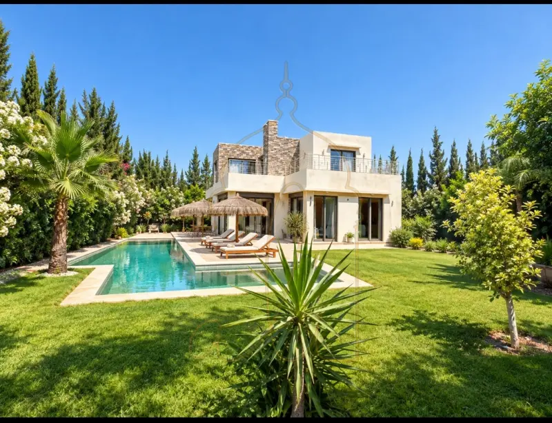 Villa à louer - 5 km centre Ghazoua